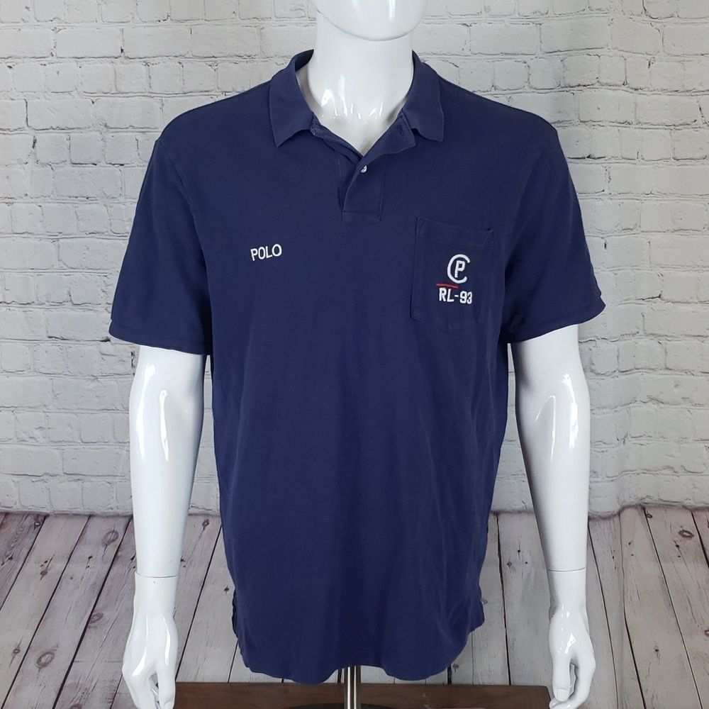 Polo Ralph Lauren Size Large Short Sleeve Polo Shirt Classic Fit RL-93